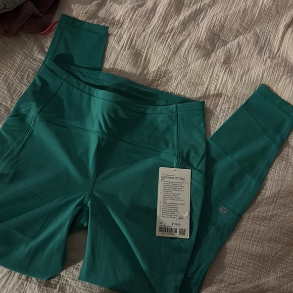 lululemon athletica Teal Women's Leggings - Picture 8 of 9